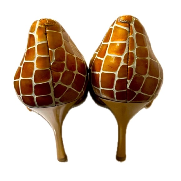 Enzo Angiolini Peep Toe Stilettos Size 7M, Vintage - Picture 5 of 7